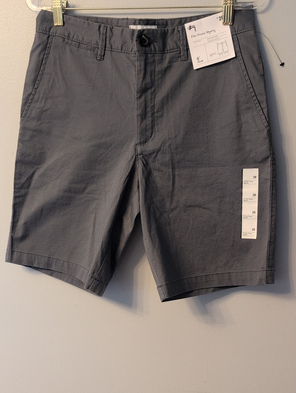 Goodfellow & Co Gray Flat-Front Men's Shorts